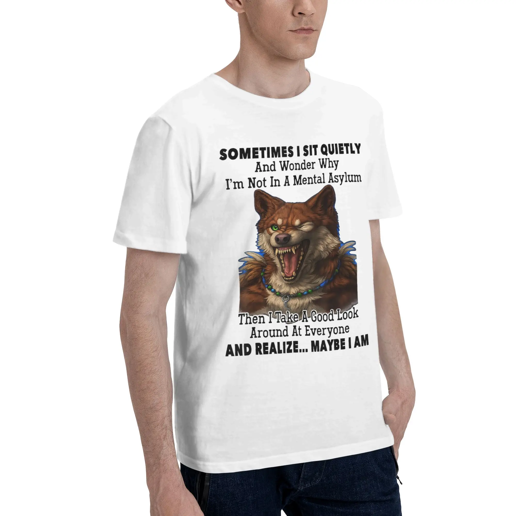 Sometimes I Sit Quietly New Arrival T Shirts Men Women  Cotton  Tee Shirt Clothing