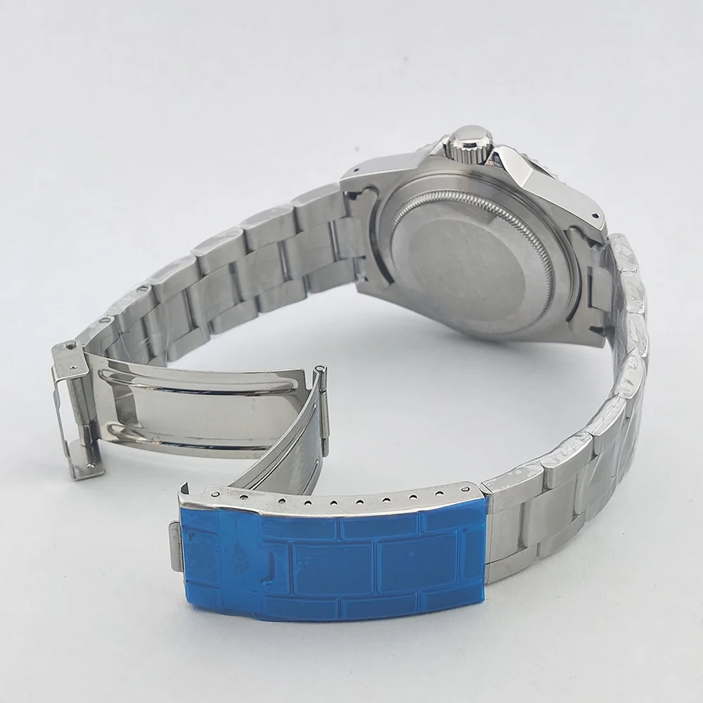 CUSTODIA NH35 da 39,5 mm Custodia vintage in vetro zaffiro piatto NH35 Accessorio per orologio NH35 NH36 Cassa per orologio con movimento Vintage diver Oyster