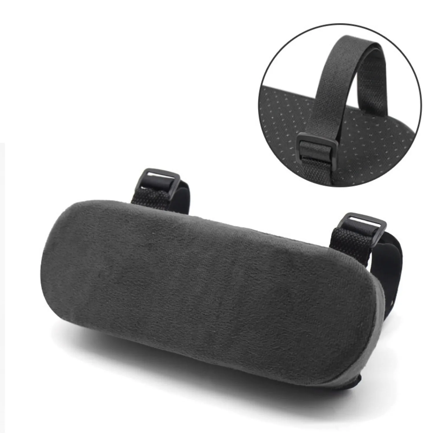 Memory Foam Office Chair Armrest Pads Ergonomic Arm Rest Covers with Adjustable Velcro Straps Universal Replacement Cushion for