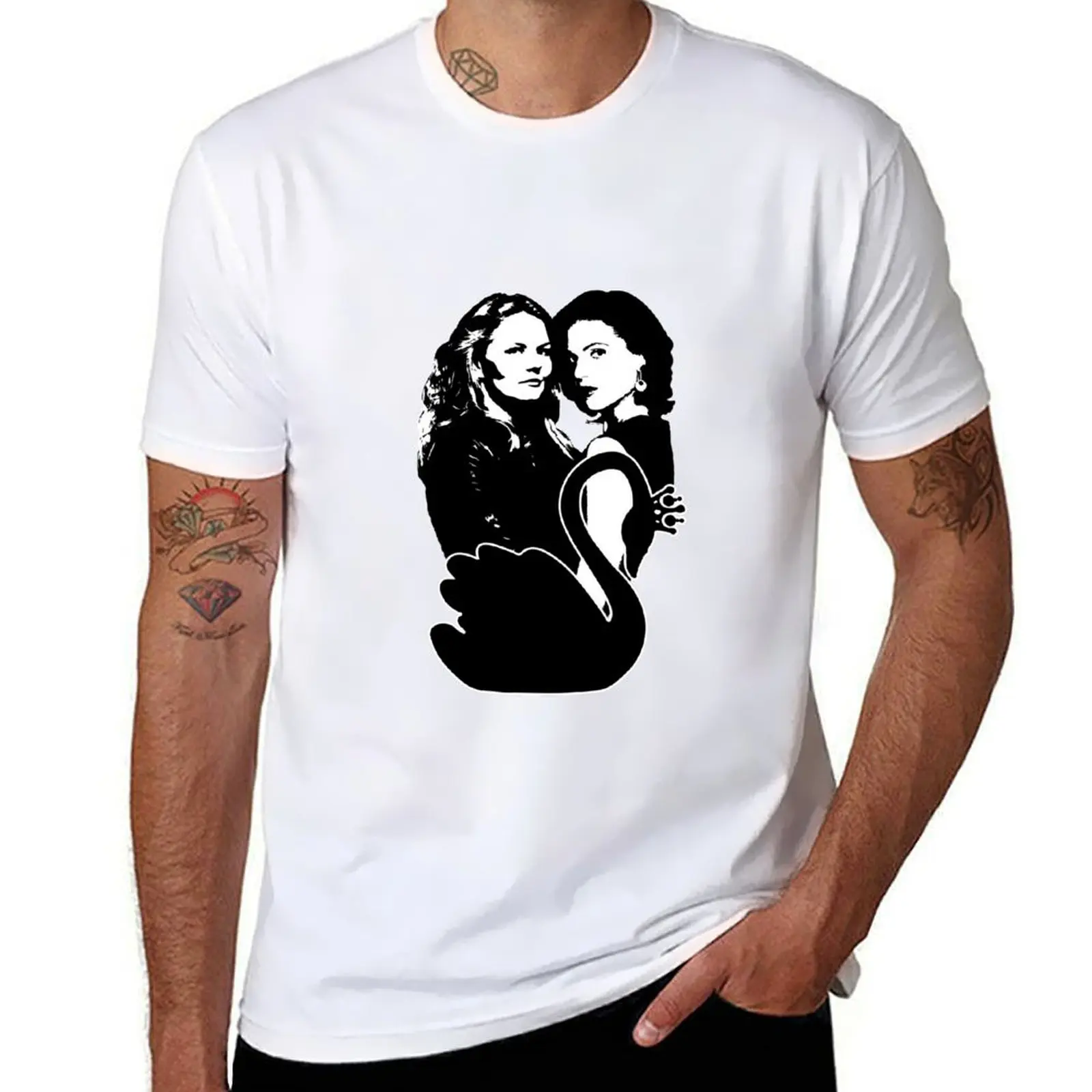 

shirt cotton t cotton man T-Shirt funny for shirts t 100% man Swanqueen t graphic shirts