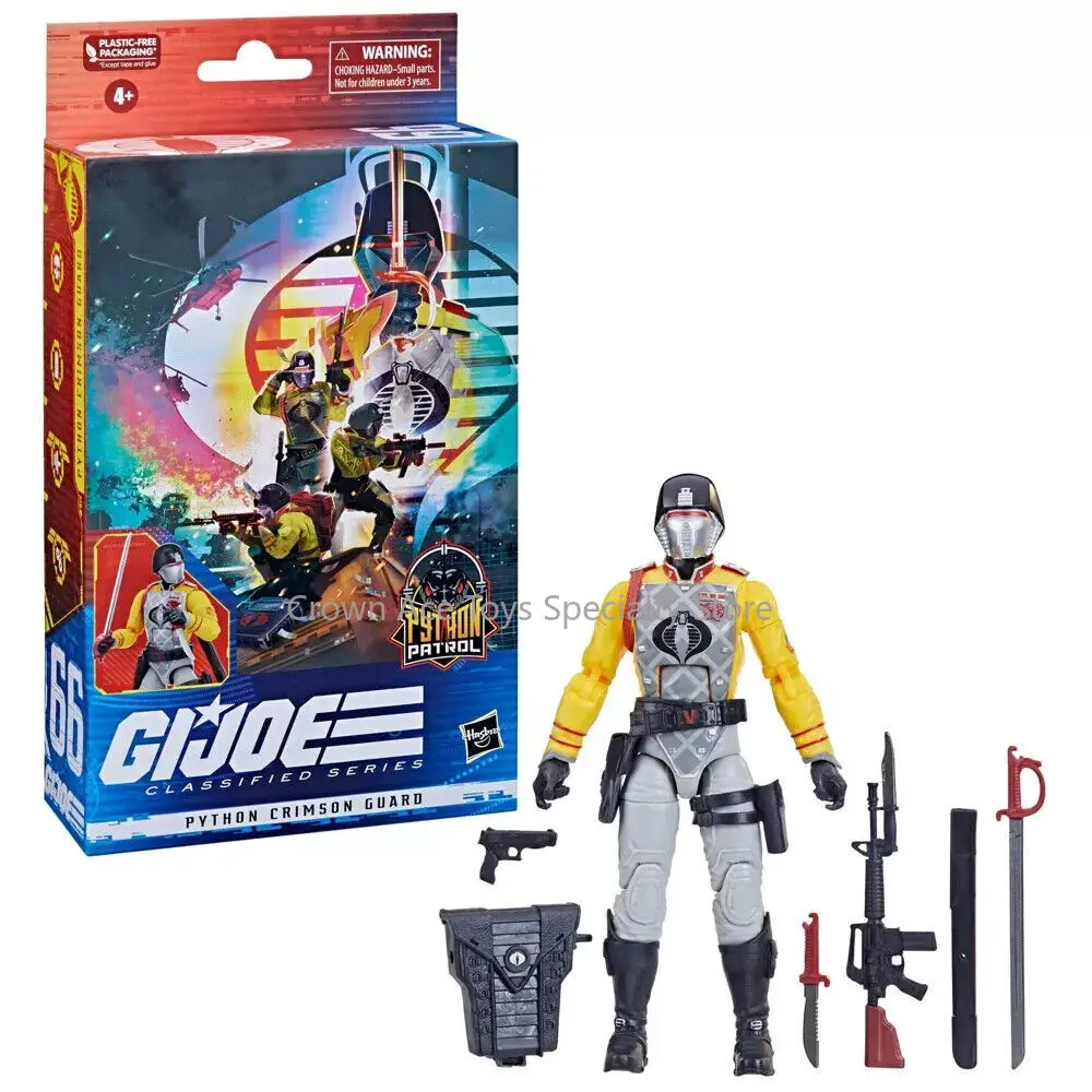 

G.I. Joe GI JOE Classified Series 066 Python Crimson Guard Target Exclusive Action Manga Figure Model Trendy Toy Doll Hobby Gift