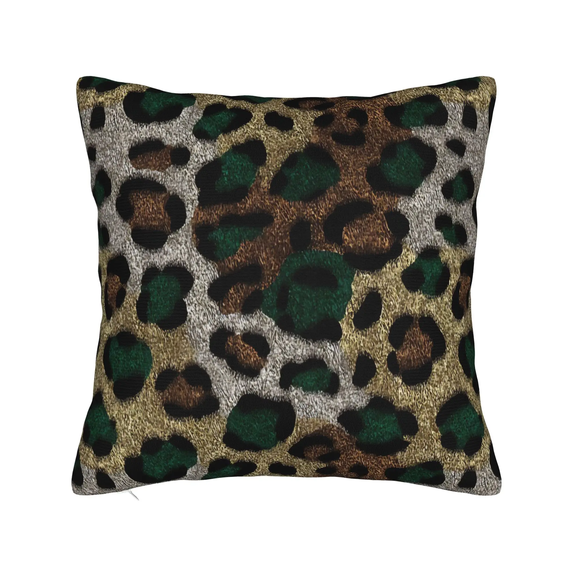 Pillow Case Durable Leopard Print Wildlife Rescue Comfy  Pillow Cover For Sofa Bedroom Home Decor Novelty Pillowcases
