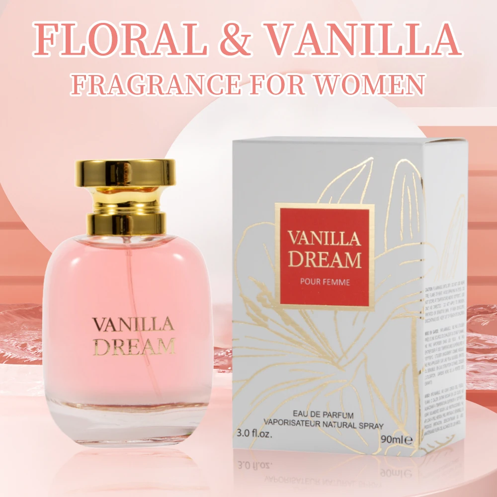 VANILLA DREAM Women's EDP 3.4 Ounce (Pack of 1) Eau de Parfum for Women Women's Fragrance Long Lasting Perfume for Women