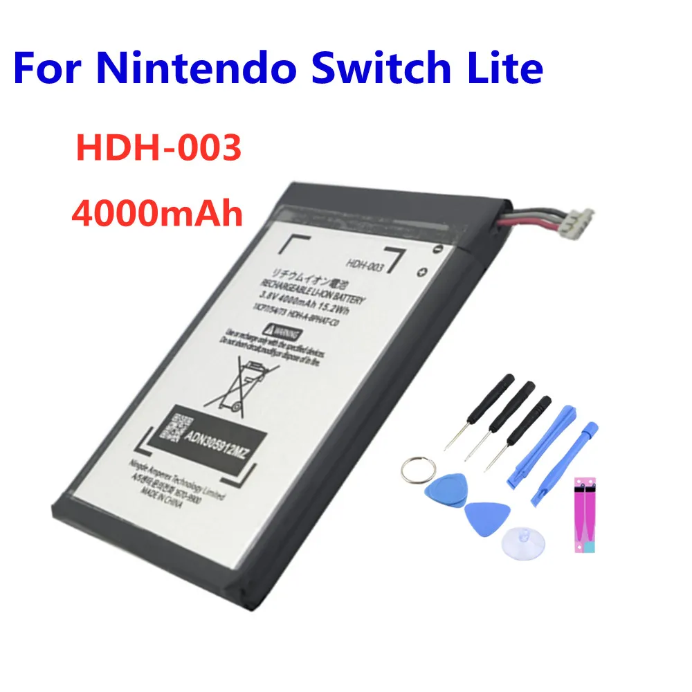 

100% Orginal HDH003 HDH-003 HDH 003 Battery For Nintend Nintendo Switch Lite Game Player Batteries HDH-001 4000mAh