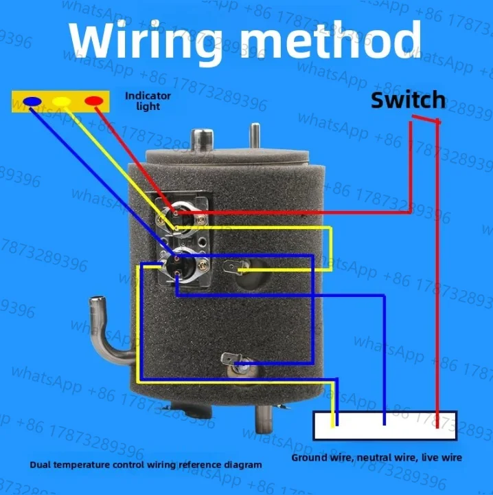 Water dispenser thermostat accessories, temperature control, anti-dry burning, heat conduction silicone grease, universal