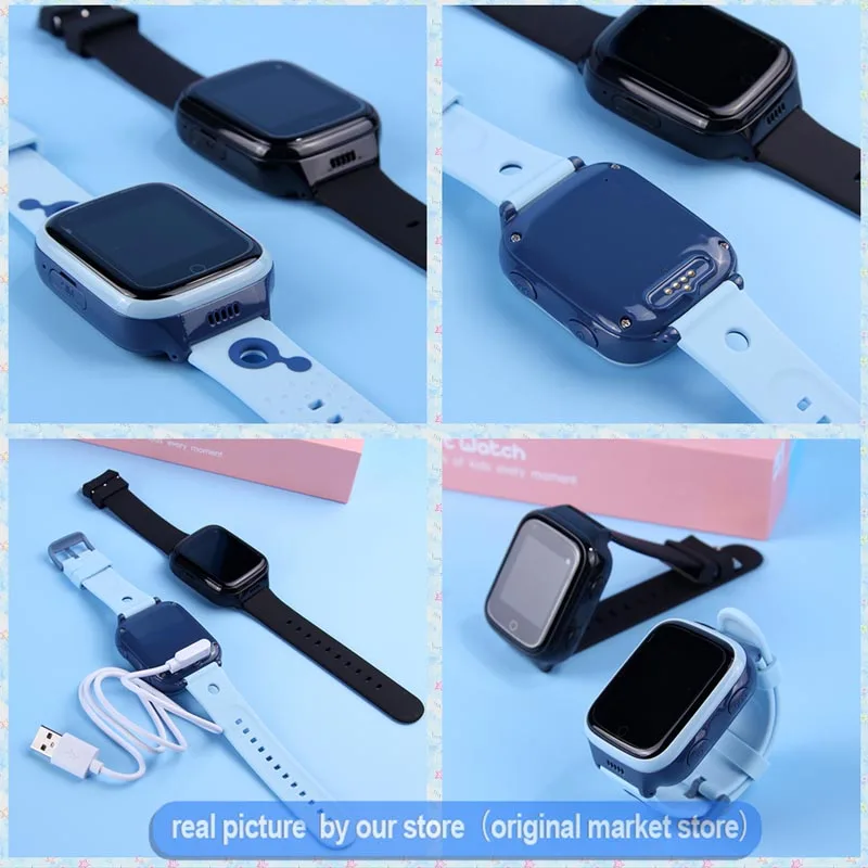 

K9 4G Kids SmartWatch GPS+WIFI Positioning System Video Call Sos Emergency Call Motion Count Hanging Neck Type Dual Smartwatch