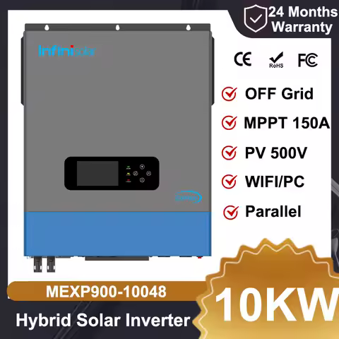 Infinisolar 8KW 10KW 12KW 48V Hybrid Solar inverter Double MPPT 150A PV 500V Off Grid Parallel Solar System WIFI PC Monitor