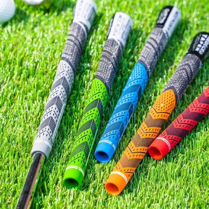 13pcs/lot Golf Grip Men\'s Rubber Golf Grips Cotton Yarn Golf Club Grips Iron and Wood Standard/Midsize Grip Universal