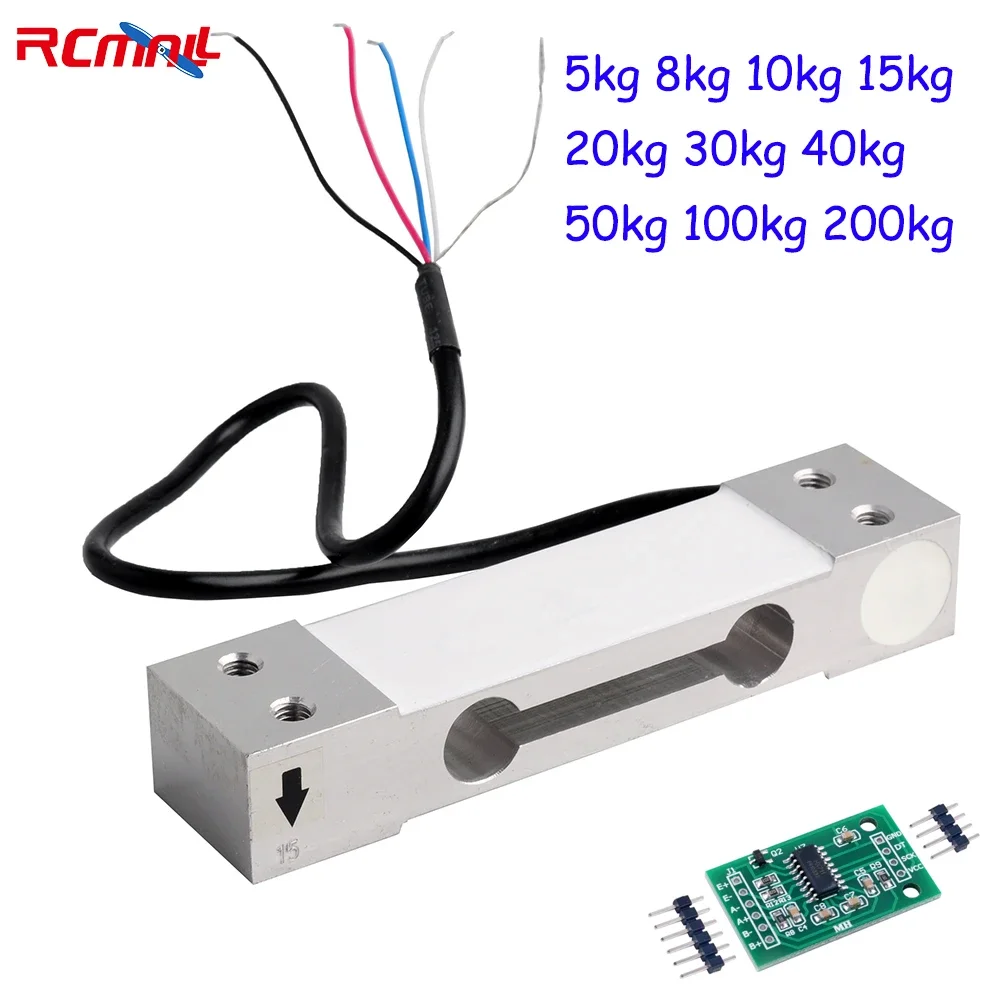 YZC-1B High-precision Scale Pressure Load Cell Scale Weight Weighing Sensor 5kg 8kg 10kg 15kg 20kg 30kg 40kg 50kg 100kg HX711