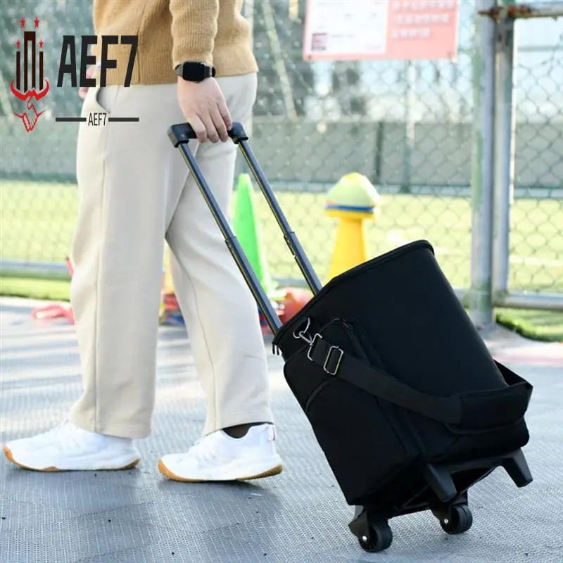 

AEF7-Carrying Bag For Bose S1 Pro/Pro+ Speaker Portable Storage Pull Rod Case Speaker Case W/ Elastic Band For Traveling