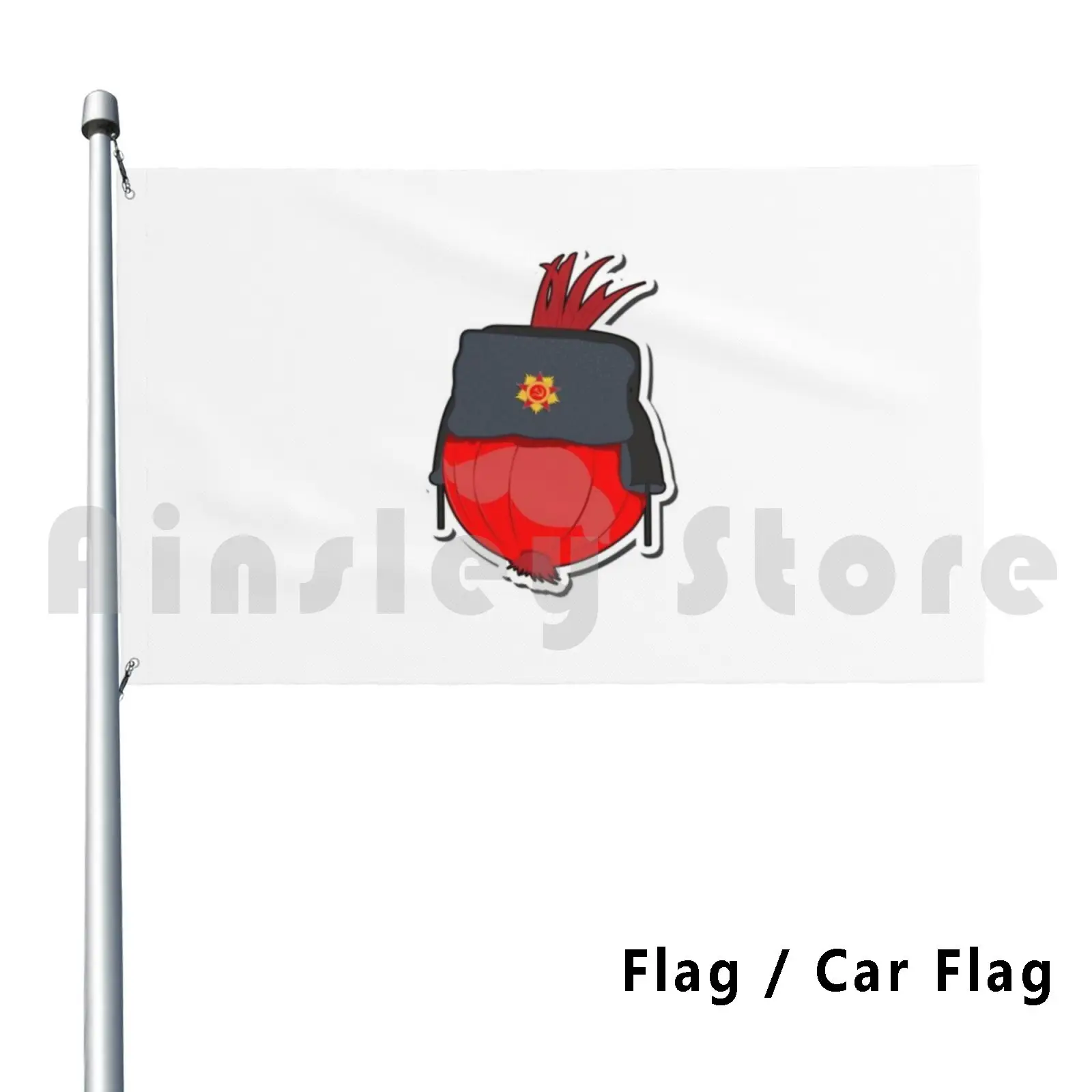 Soviet Onion Outdoor Decor Flag Car Flag Soviet Onion Comrade Communism Ussr