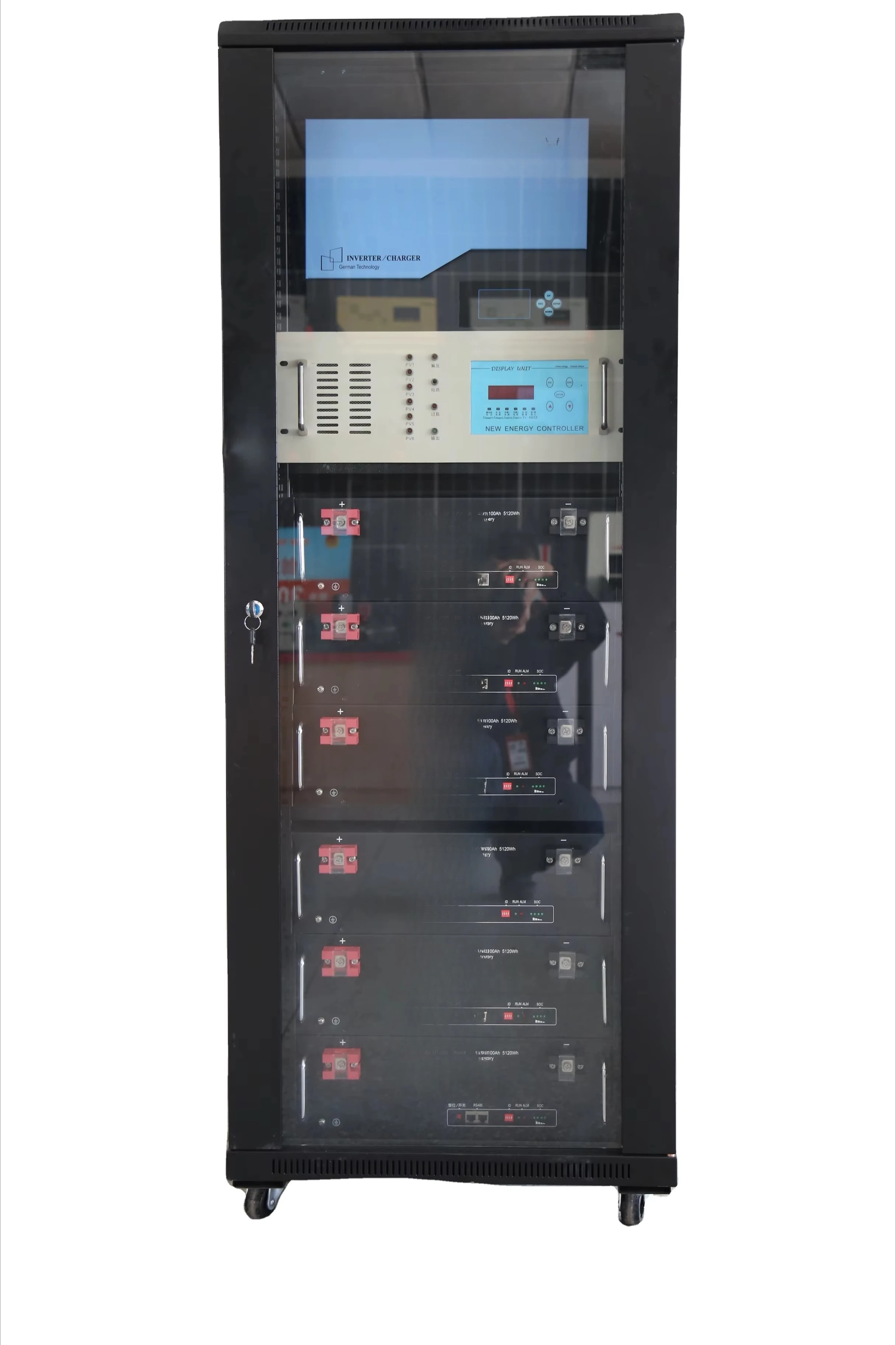 Vmaxpower 1.2KWH to 48KWH Solar Panel Inverter Off-Grid/Hybrid Solar Energy Storage System