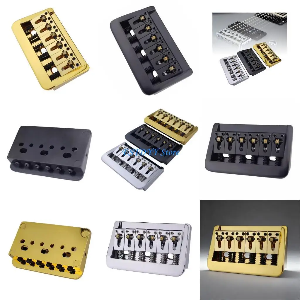 

G6DE Tunable Electric Guitar Bridge Suitable for Precise Intonation 10.5mm Spacing