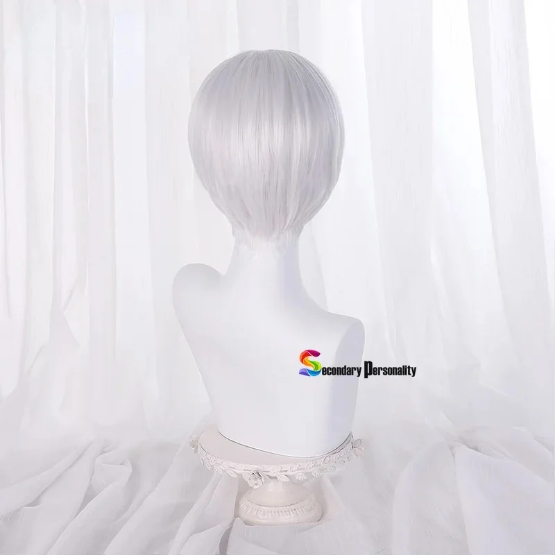 c;4\g,6'h.9/c;4\g,6'h.9/Revengers Tenjiku Kurokawa Cosplay Silver White Short Heat Resistant Hair + Wig Cap Izana 6'6'h\3,g'8/b' view 5