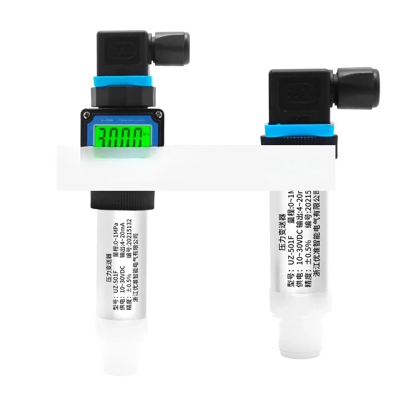 

UZ-501F Tetrafluoroethylene Anticorrosive Pressure Sensor with Strong Acid Resistance and Digital Display Pressure Sensor