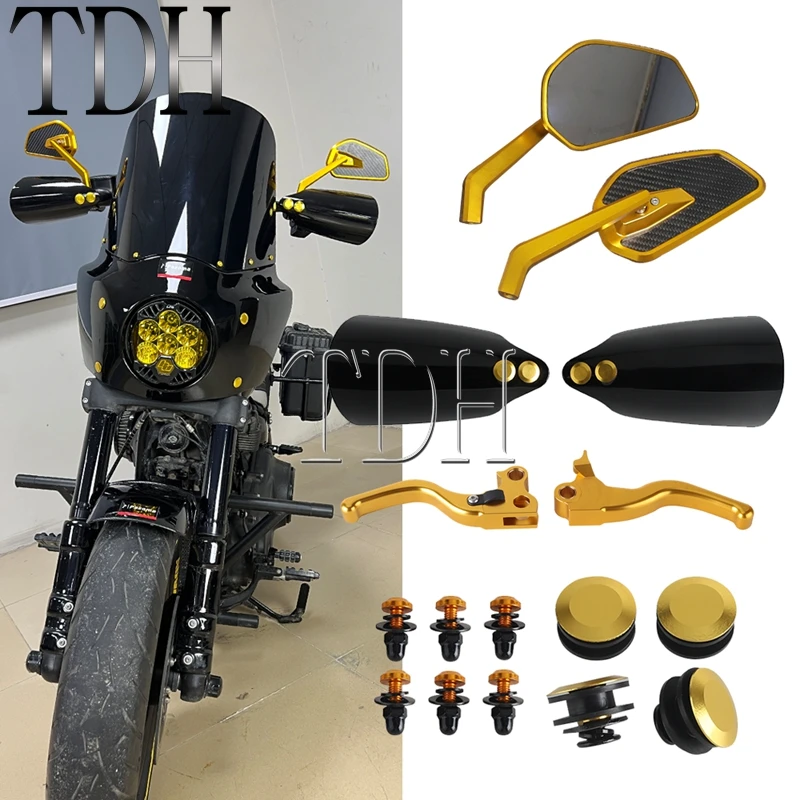 

T25 Windshield Bolts Bushing Inserts Handguards Protector For Harley Dyna Convertible FXDS CONV Low Rider FXDL Street Bob FXDB