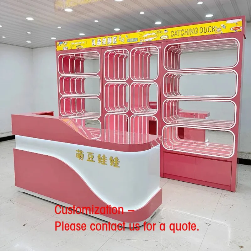 custom.Customizable Modern Wood Paint Animation City Display Cabinet Handmade Toy City Playgrounds Showcases Exchange S