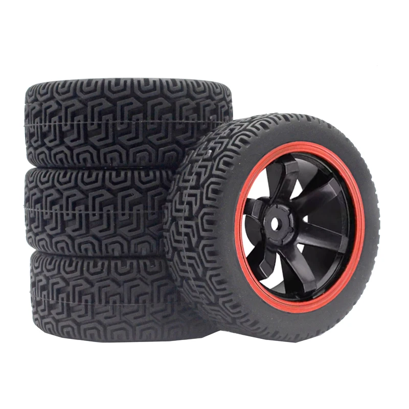 Шестигранное радиоуправляемое колесо и резиновые шины диаметром 70 мм для Tamiya TT01 TT02 XV01 HSP HPI Kyosho Traxxas WLtoys 1/10 1/12 On-Road Touring Car Шестигранное радиоуправляемое колесо и резиновые шины диаметром 70 мм для Tamiya TT01 TT02 XV01 HSP HPI Kyosho Traxxas WLtoys 1/10 1/12 On-Road Touring Car