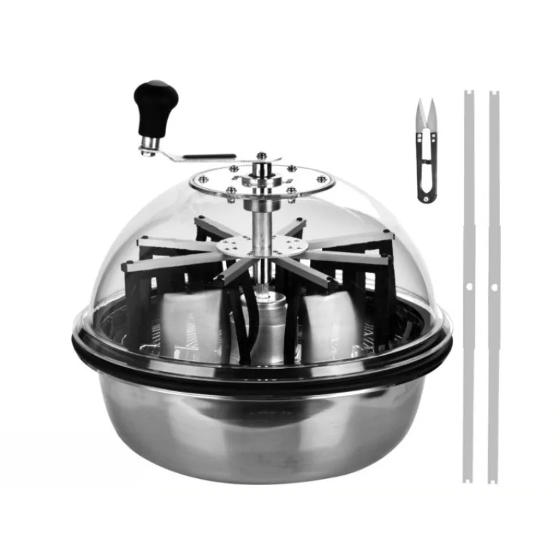 16 Inch Hydroponic Leaf Bowl Trimmer Twisted Spin Cut Plant Bud Grass Trimmer Manual Rotary Trimming Machine For Hydroponics