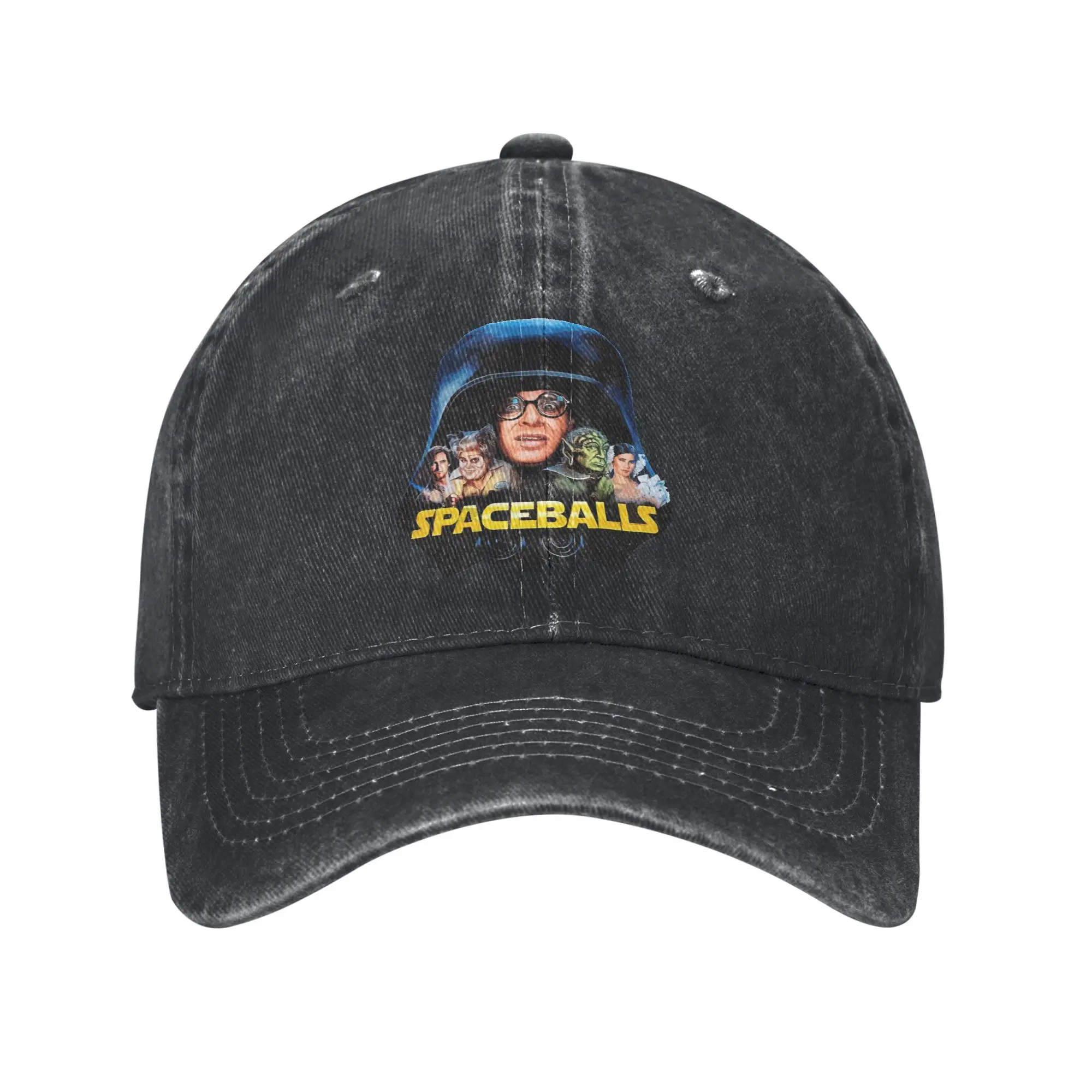 Space-ball Movie Baseball Caps Spaceballs Distressed Denim Hats Cap Casual Outdoor Travel Unstructured Soft Snapback Hat