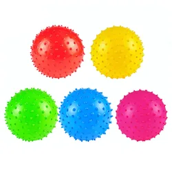 5PCS inflatable toy massage ball parent-child interactive massage series round ball inflatable massage ball toy prick ball