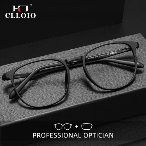 Imagen 1 del producto CLLOIO-gafas de lectura Retro ultraligeras, duraderas, mate, antiluz azul, montura TR90, gafas para miopía, gafas graduadas progresivas