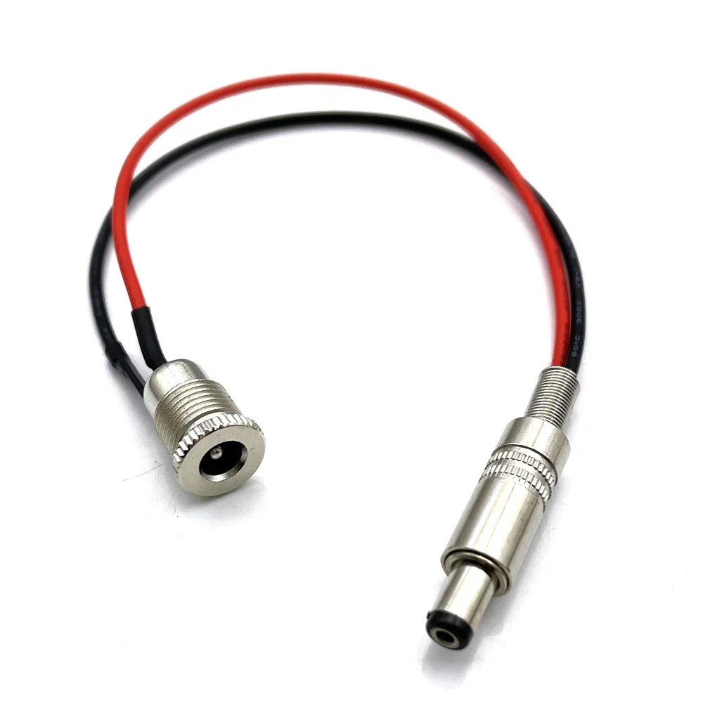 5.5x2.1 5.5*2.5mm metal 5a DC-099 dc power supply threaded charging socket panel mount connector jack f