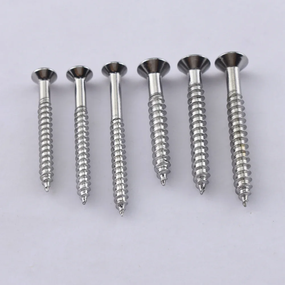 Tornillo de bajo para guitarra eléctrica, tornillos de unión de cuello, 4,2 MM/5,1 MM, hecho en Corea