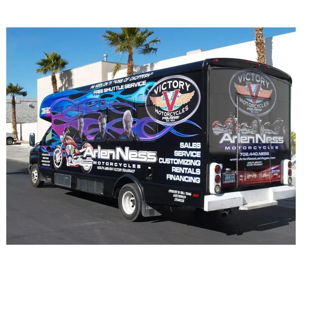 3M Custom School & Tourist Bus Vinyl Wrap Decals Vehicle Wrap Graphics Advertising Design Car Stickers
