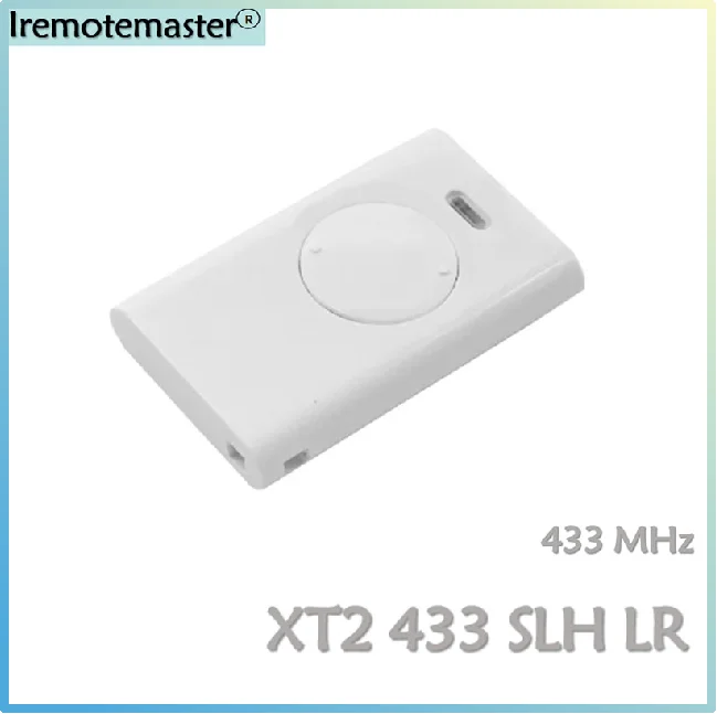 White Hand Transmitter Compatible with XT2 433 SLH LR 433.92MHz Rolling Code Rolling Code  Garage Door Remote Control