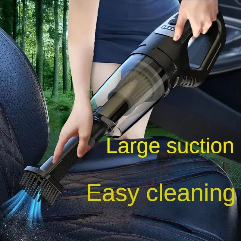 Car Vacuum Cleaner USB Charging Handheld 120W Cordless Vacuum Cleaner Powerful Suction for Auto/Home/Office/Pet Hair