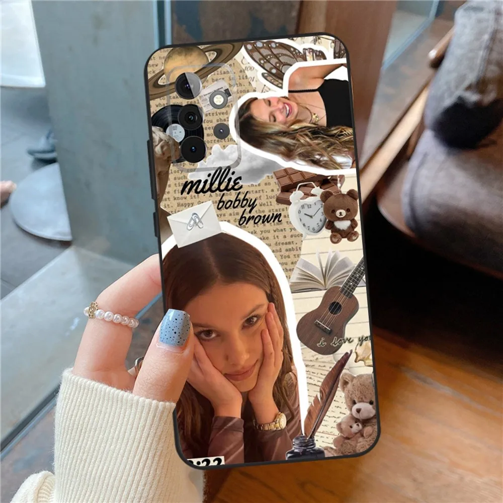 M-Millie B- Bobby  Phone Case For SamsungS24,23,22,21,S20 ,Pro10,S30Plus,S9,20lite Ultra Black Cover