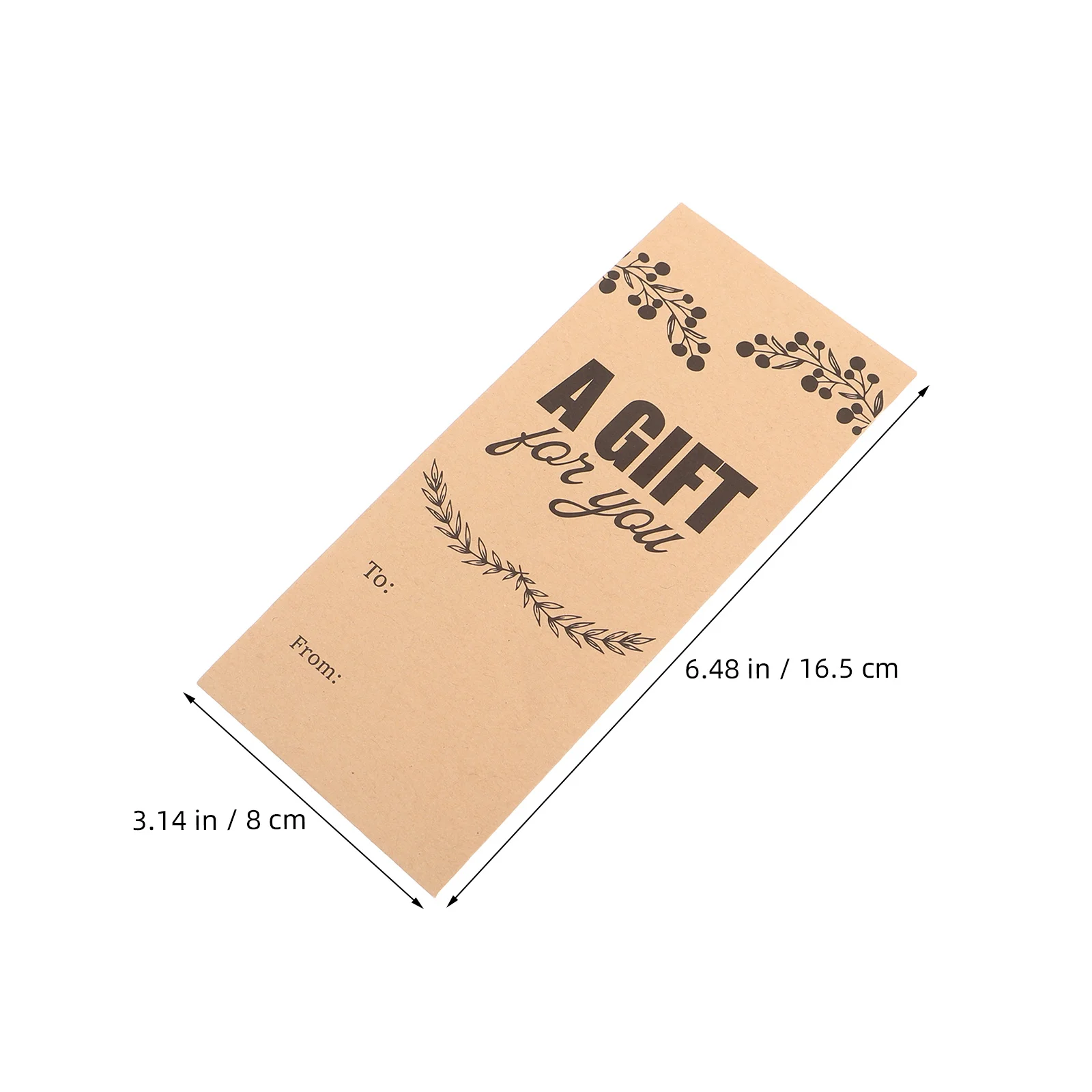 25Pcs Multifunctional Envelopes Kraft Paper Blank Writable Rustic Vintage Storage for Greeting Cards Checks Tickets Cash Coin