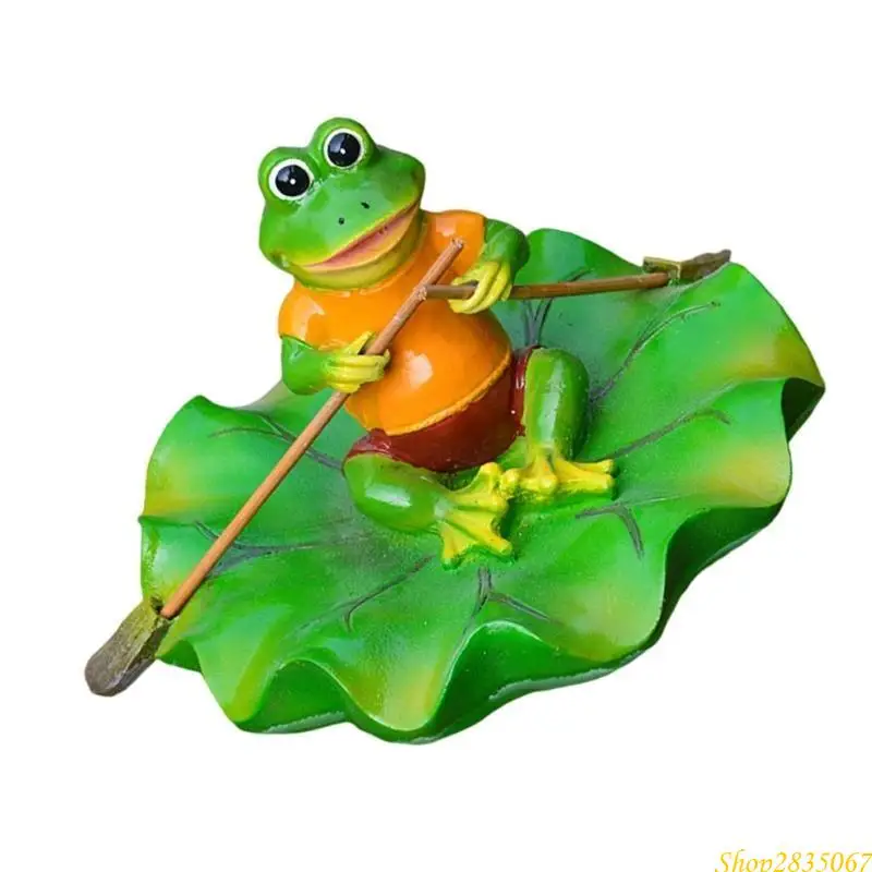Cartoon Floating Frogs Floating Ornaments for Pond Pool Decoration 831F