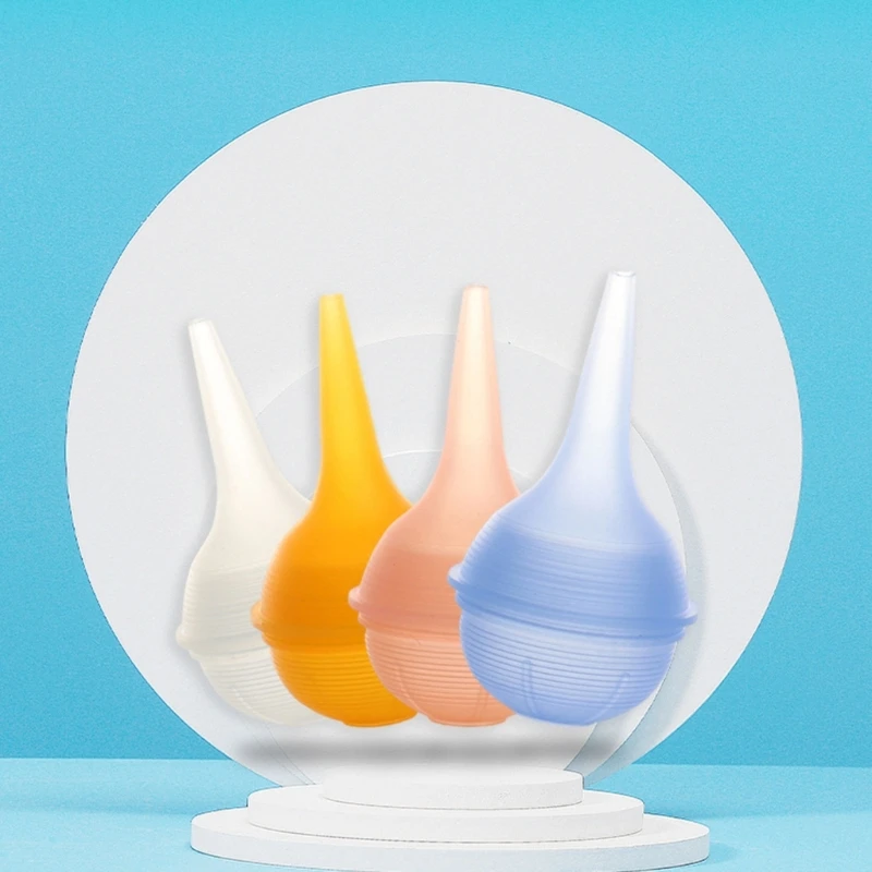 Baby Nasal Aspirator Nose Aspirator Vacuum Suction Nose Cleaner with Soft Silicone Nozzle Hand Squeeze Snot Remover