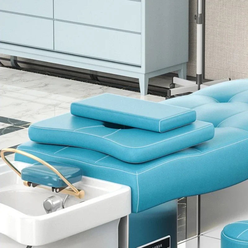 Frisur Haarwaschstuhl Spa Bett Styling Haar Kopf Shampoo Schönheit Waschbecken Lit Waschen Kosmetik Fauteuil Salon Möbel