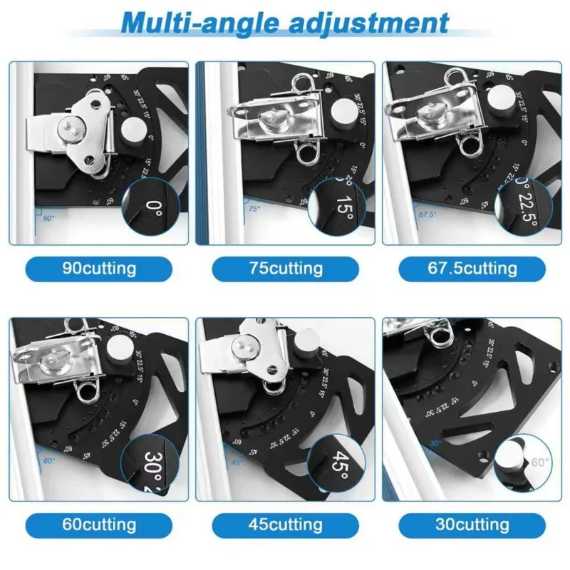 T21C For Woodworking,Compatible Adjustable Angle Track Saw Square For Festool And Makita