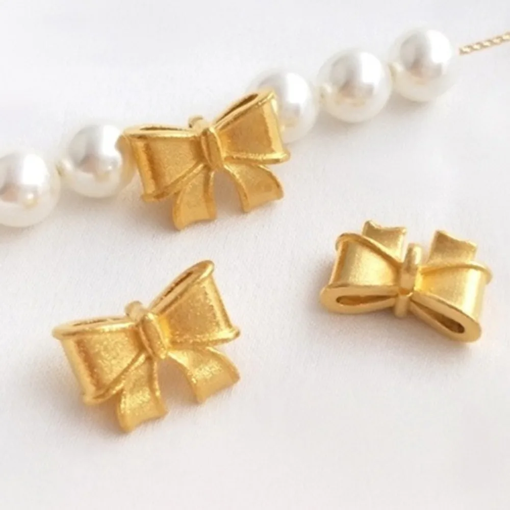 

Вьетнам сильный цвет песочное золото на беге принцесса бант браслет на пуговицах ожерелье из бисера DIY ювелирные изделия аксессуары для перегородки из бисера