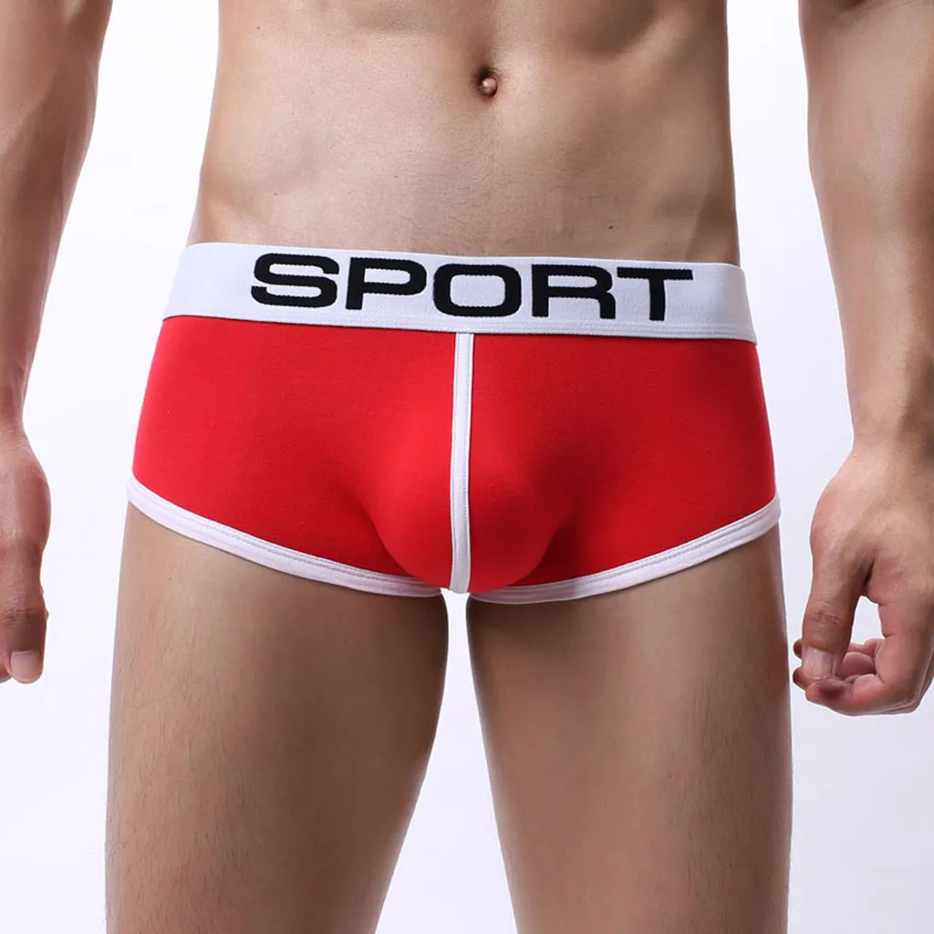 

Mens Boxer Cotton Sports Underwear Sexy U Convex Bulge Underpants Breathable Elastic Boxer Shorts Hombre Sleepwear Boxershorts