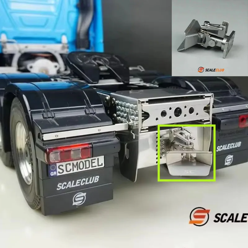 

Scaleclub Model 1:14 Drag Head Heavy Mud Bell Mouth Trailer Hook Traction For Tamiya Scania 770S MAN Benz Volvo RC Trailer