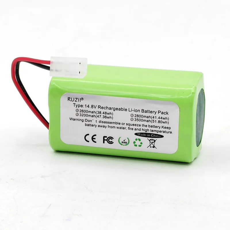 Batería de iones de litio H18650CH-4S1P 14,8 V 2600mAh para Robot aspirador MIJIA Mi Essential G1, MJSTG1, SKV4136GL R30 R35
