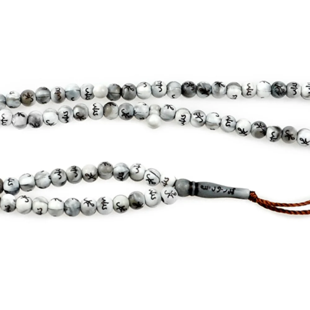 Rosario religioso de cuentas de oración, Oriente Medio, Alá, Tasbih islámico, colgante de borla, 99
