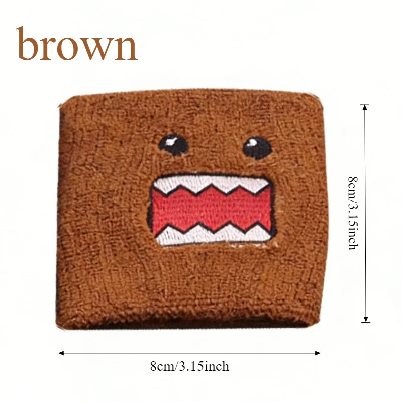 Pink Brown Domo Kun Brake Clutch Fluid Reservoir Sock Universal Car Indian Motorcycle JDM Modification Oil Tank Cover Accessory