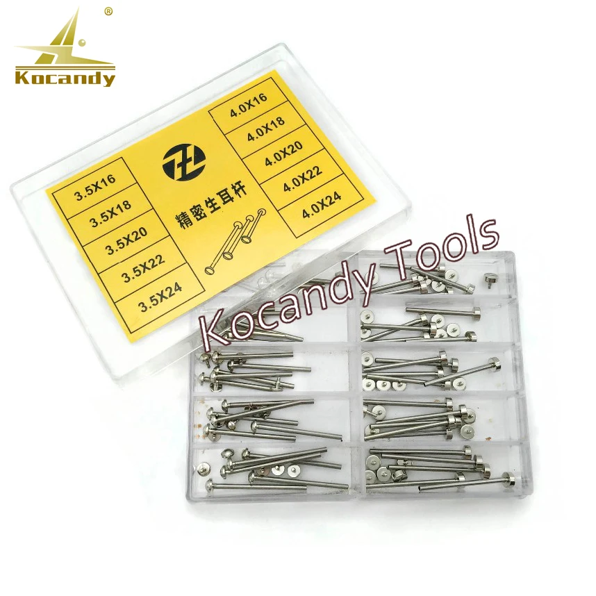 5 Size Stainless Steel Watch Band Spring Bar Strap Link Pins Repair Tool -- Watch Parts Lug Screw 16 - 24mm Herramientas