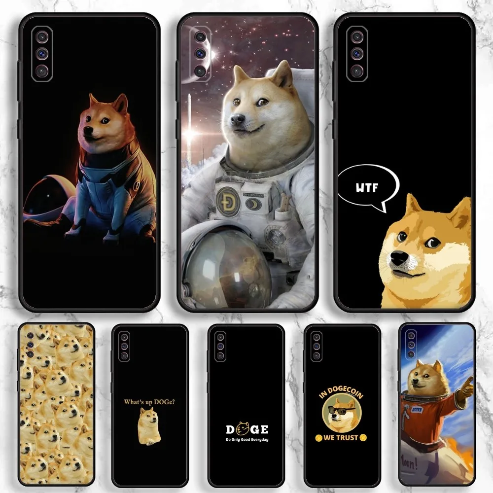 Doge Dog Cheems Meme Phone Case For Samsung Galaxy A13,A21s,A22,A31,A32,A52,A53,A71,A80,A91 Soft Black Phone Cover