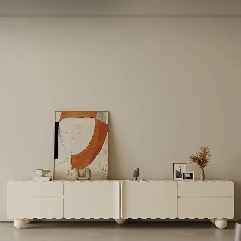 

Paint TV cabinet new high-end simple modern living room floor cabinet