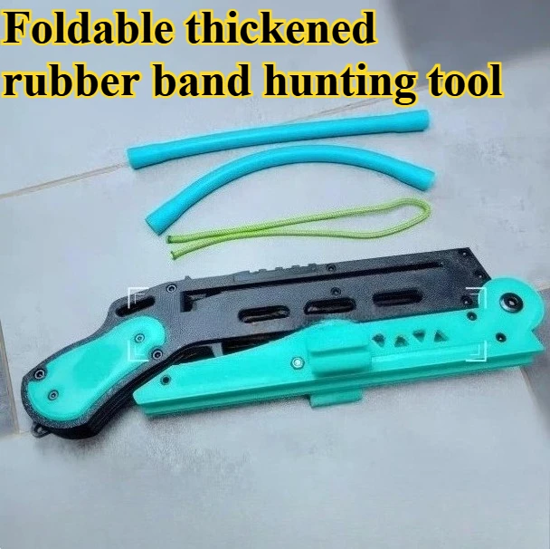 Thick Rubber Band Foldable Adult Sports Outdoor Portable High-precision High-power EDC Hunting Equipment