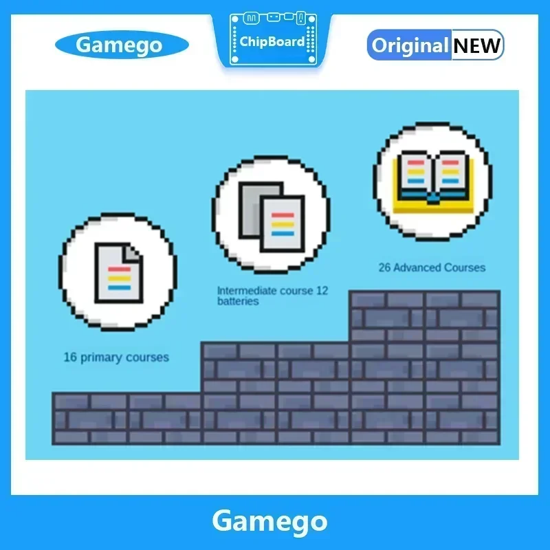 Программируемая консоль GameGo, графическое программирование, детские игрушки для программирования начальной и средней школы, учебные пособия, подарки