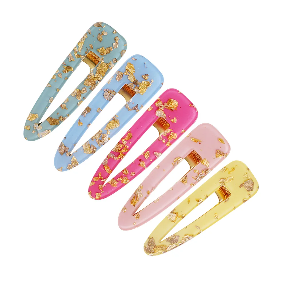 

5 Pcs Hair Barrettes Clips for Girls Headgear Fashion Hairpin Accessories Creative