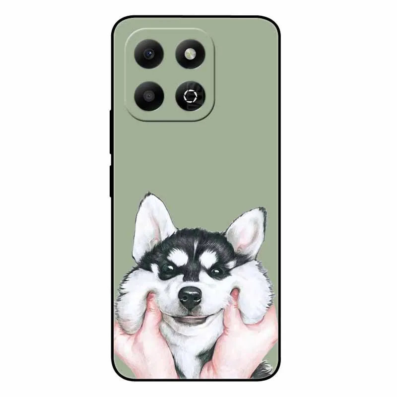 For Honor X6B Case Soft Space Wolf TPU Silicone Cover for Huawei Honor X6b Case JDY-LX1 Protection HonorX6b Girl Fashion Covers